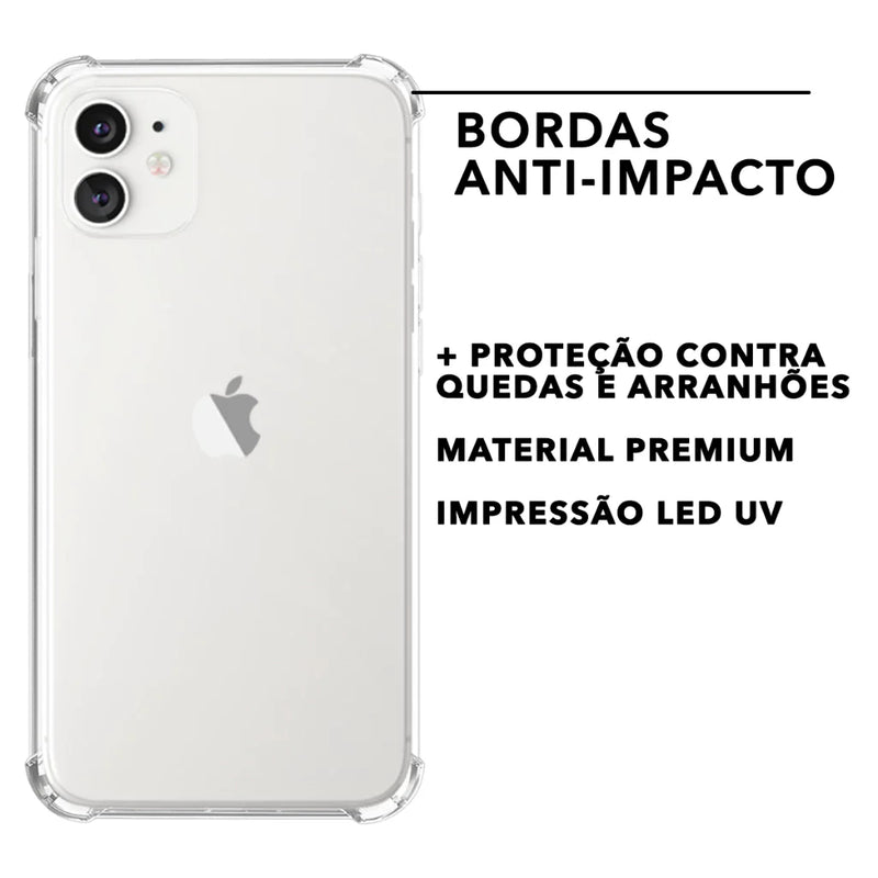 Capa Capinha de celular Personalizada Anti-impacto com nome Stitch