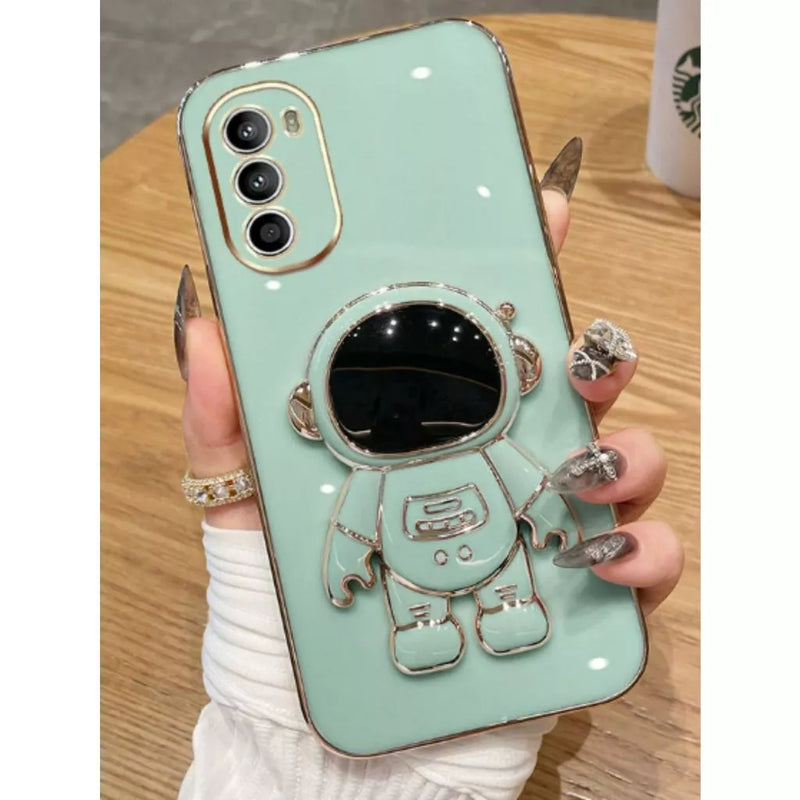 Kelly Capas - Capinha de Celular Luxuosa com Suporte Astronauta para Samsung