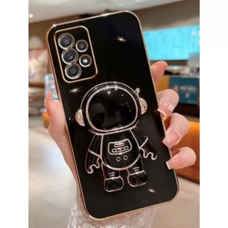 Kelly Capas - Capinha de Celular Luxuosa com Suporte Astronauta para Samsung